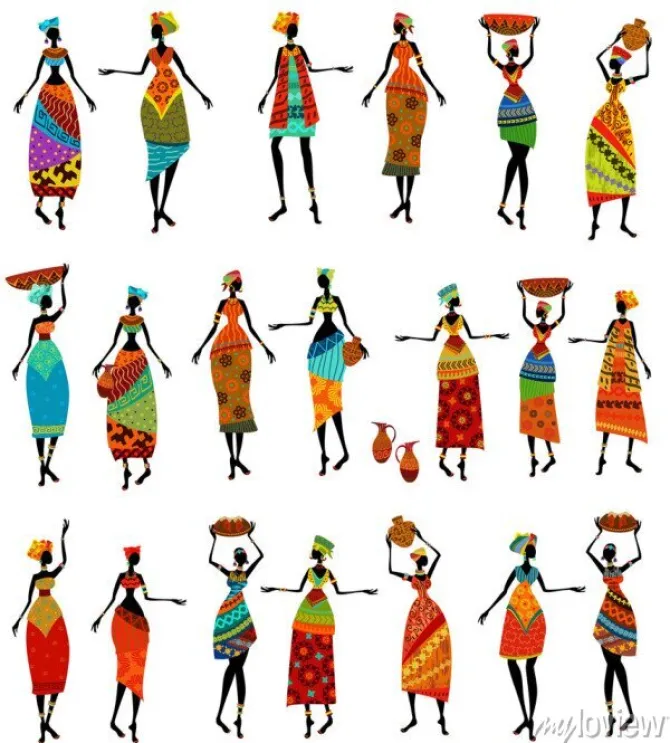 Tapeta: Postaci afrykańskich kobiet