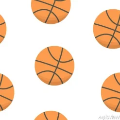 Tapeta: Projekt tła sportowego. piłki do koszykówki wektor wzór.