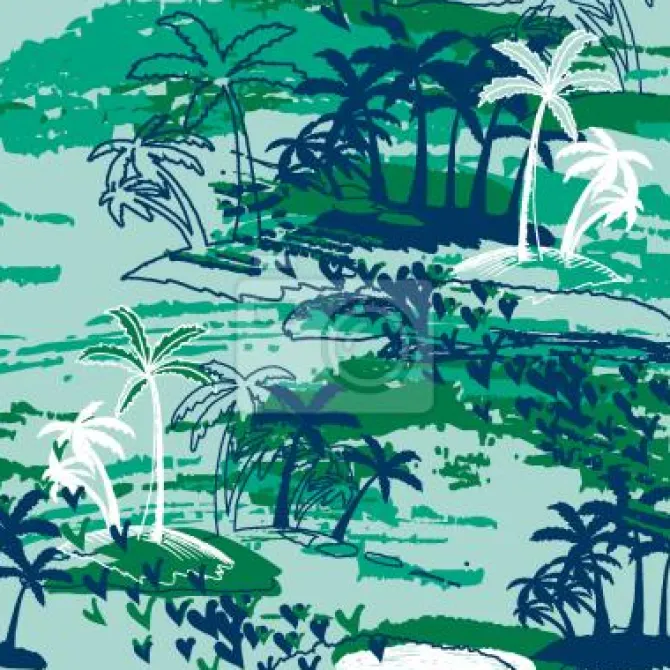 Tapeta: Rajska wyspa zielona