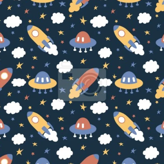 Tapeta: Rakiety i chmury