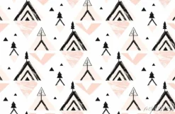 Tapeta: Ręcznie rysowane wektor streszczenie wesołych świąt czas szorstki