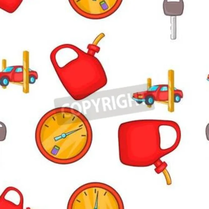 Tapeta: Renowacja wzoru maszyny. kreskówki ilustracja odświeżanie dla