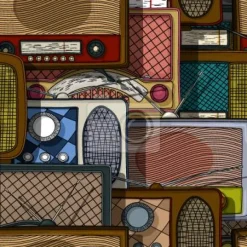 Tapeta: Retro radia