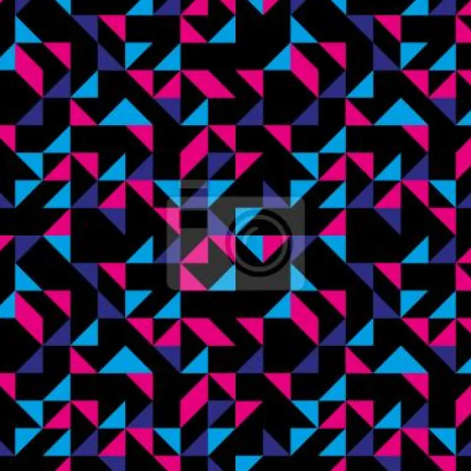 Tapeta: Retro trójkąty