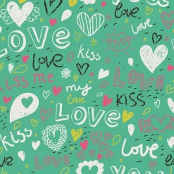 Tapeta: Romantic seamless pattern love concept background