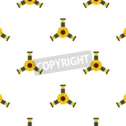 Tapeta: Round mechanika szczegółu wzór bezszwowy dla jakaś projekta wektoru