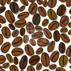 Tapeta: Rozproszone ziarna kawy
