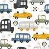 Tapeta: Samochodziki i znaki drogowe dla dzieci