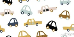 Tapeta: Samochodziki w stonowanych kolorach