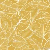 Tapeta: Seamless floral pattern with tropical leaves. line drawing. hand-drawn