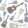 Tapeta: Seamless pattern of guitars on white