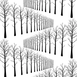 Tapeta: Seamless pattern with winter trees