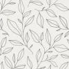 Tapeta: Seamless pattern with one line leaves. vector floral background