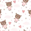 Tapeta: Seamless teddy bear pattern vector pattern