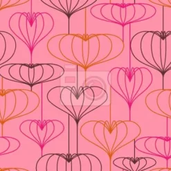 Tapeta: Serce lantern różowy