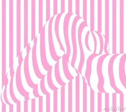 Tapeta: Sexy girl strip światła wzór