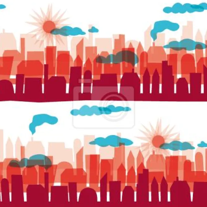 Tapeta: Skyline aurora