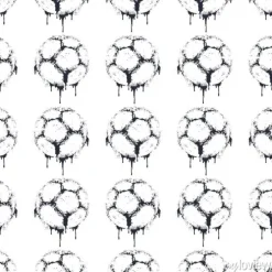 Tapeta: Soccer ball. vector illustration of seamless pattern.