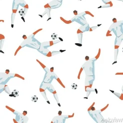 Tapeta: Soccer players game. football vector sport seamless pattern