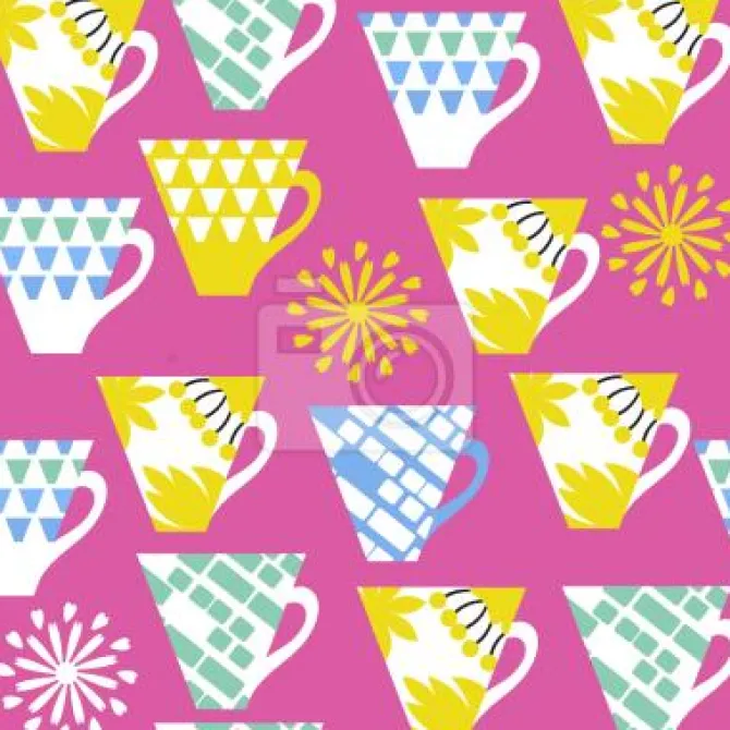 Tapeta: Słodkie filiżanki