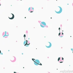 Tapeta: Słodkie szwu z planet i gwiazd.