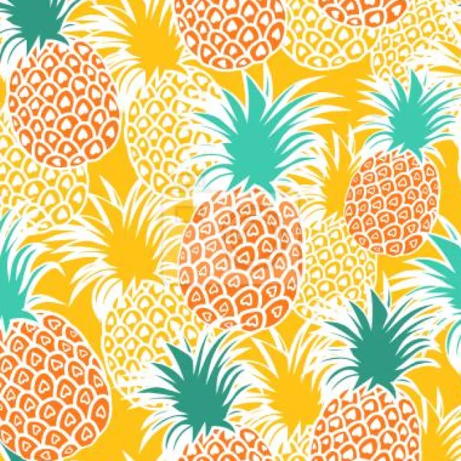 Tapeta: Słoneczne owoce i sok ananasowy