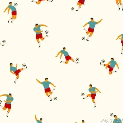 Tapeta: Sportowy wzór w piłkarzy