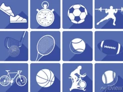 Tapeta: Sprzęt sportowy i sportowcy