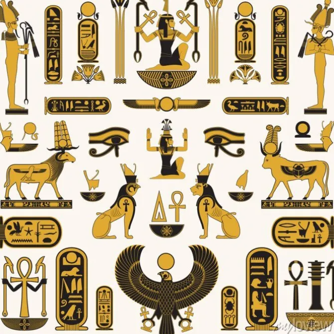 Tapeta: Starożytne egipskie symbole