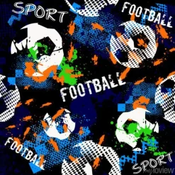 Tapeta: Streszczenie bez szwu deseń dla chłopców. wzór piłkarski. grunge