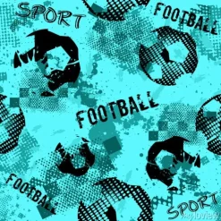 Tapeta: Streszczenie bezszwowe wzór piłki nożnej dla chłopców. wzór sportowy.