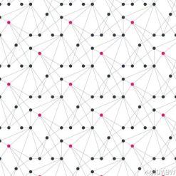 Tapeta: Streszczenie geometryczny wzór z lekkich linii i kropek
