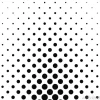 Tapeta: Streszczenie monochromatyczny wzór kropki
