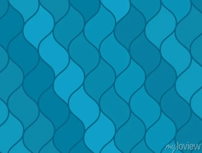 Tapeta: Streszczenie niebieskie faliste morze bez szwu deseń, ładne morskich