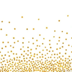 Tapeta: Streszczenie wzór losowych złote kropki na białym tle. elegancki