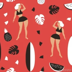 Tapeta: Stylowy wzór w stylu lato. tło wektor.