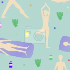 Tapeta: Sunrise yoga