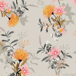 Tapeta: Sweet mood and tone of vintage of botanical blooming garden