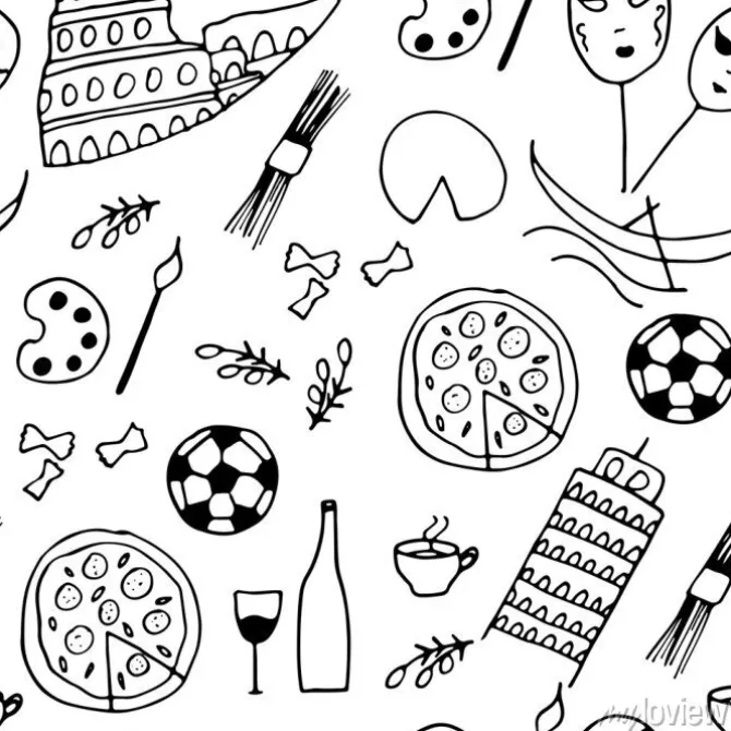 Tapeta: Symbole włoch.