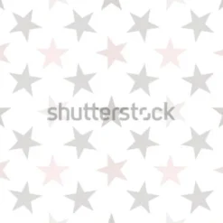 Tapeta: Szare i różowe gwiazdki w stonowanych kolorach