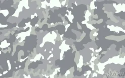 Tapeta: Szaro-biały kamuflaż moro