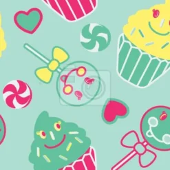 Tapeta: Szczęśliwe desery mięta