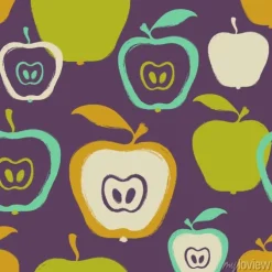 Tapeta: Szczotkarski grunge apple bezszwowy wzór.