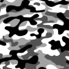 Tapeta: Tekstura wojskowy kamuflaż powtarza bezproblemowy czarno-biały