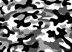 Tapeta: Tekstura wojskowy kamuflaż powtarza bezproblemowy czarno-biały