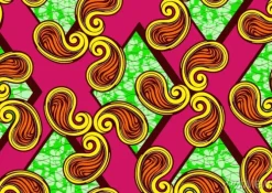 Tapeta: Tekstylna moda druku afrykańskiej tkaniny super wosk, streszczenie