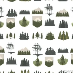 Tapeta: Tree outdoor travel pine silhouette coniferous natural tops pine