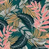 Tapeta: Trend seamless pattern with colorful tropical leaves and plants