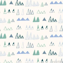 Tapeta: Triangles or stylized mountains. hand drawn vector geometric