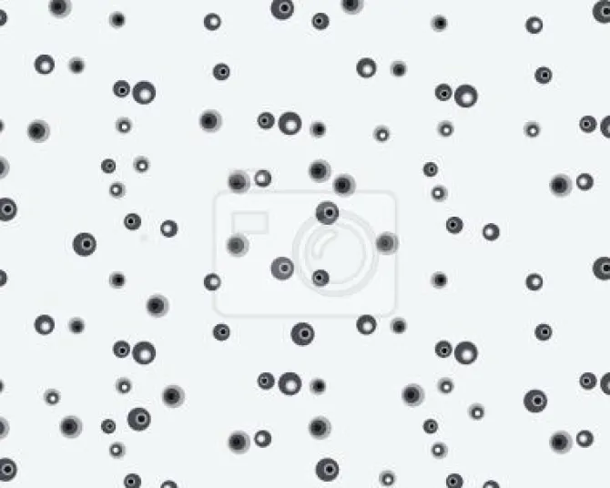 Tapeta: Trójwymiarowe czarne kółka na szarawym tle